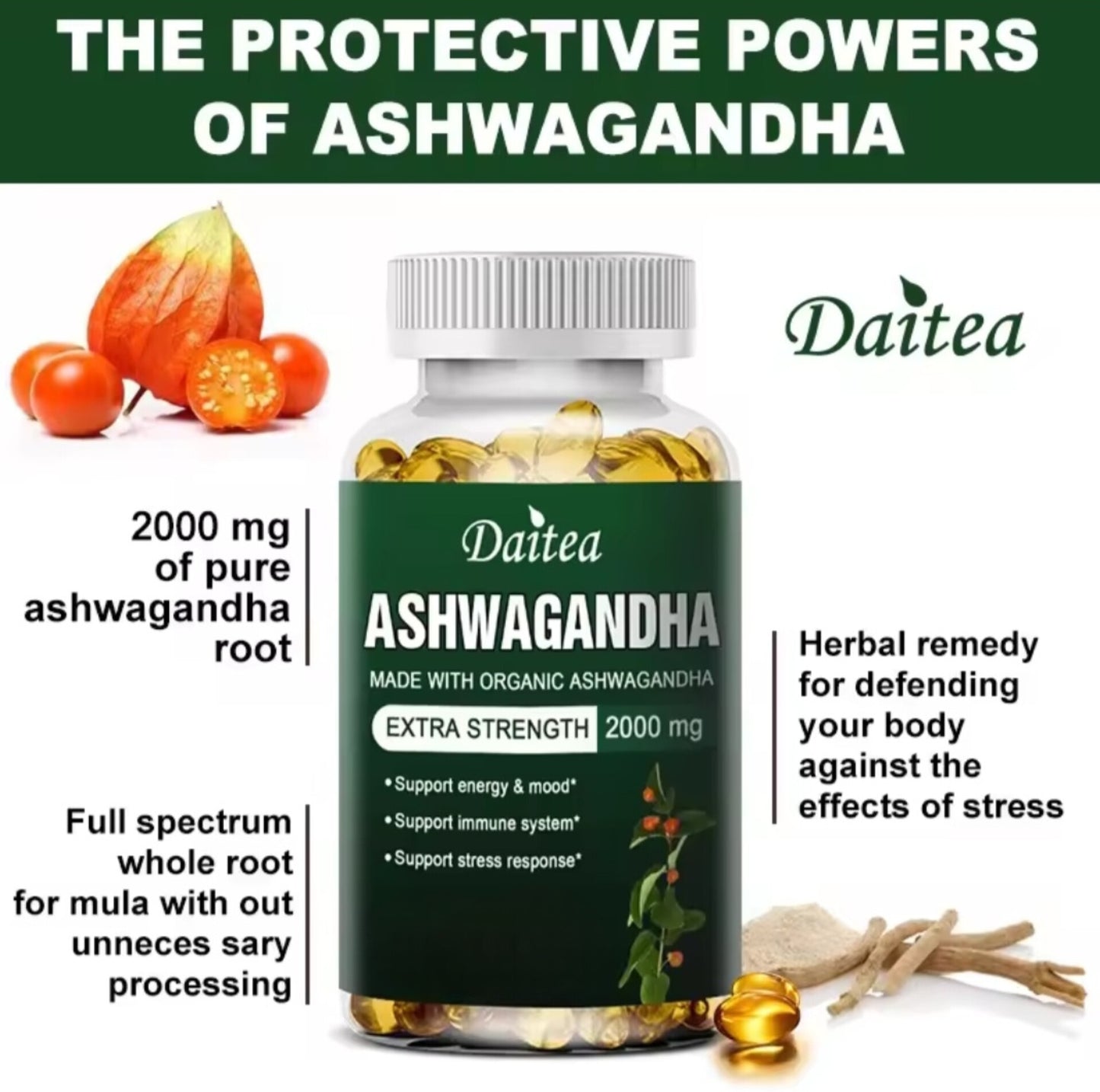 Organic Ashwagandha Capsules