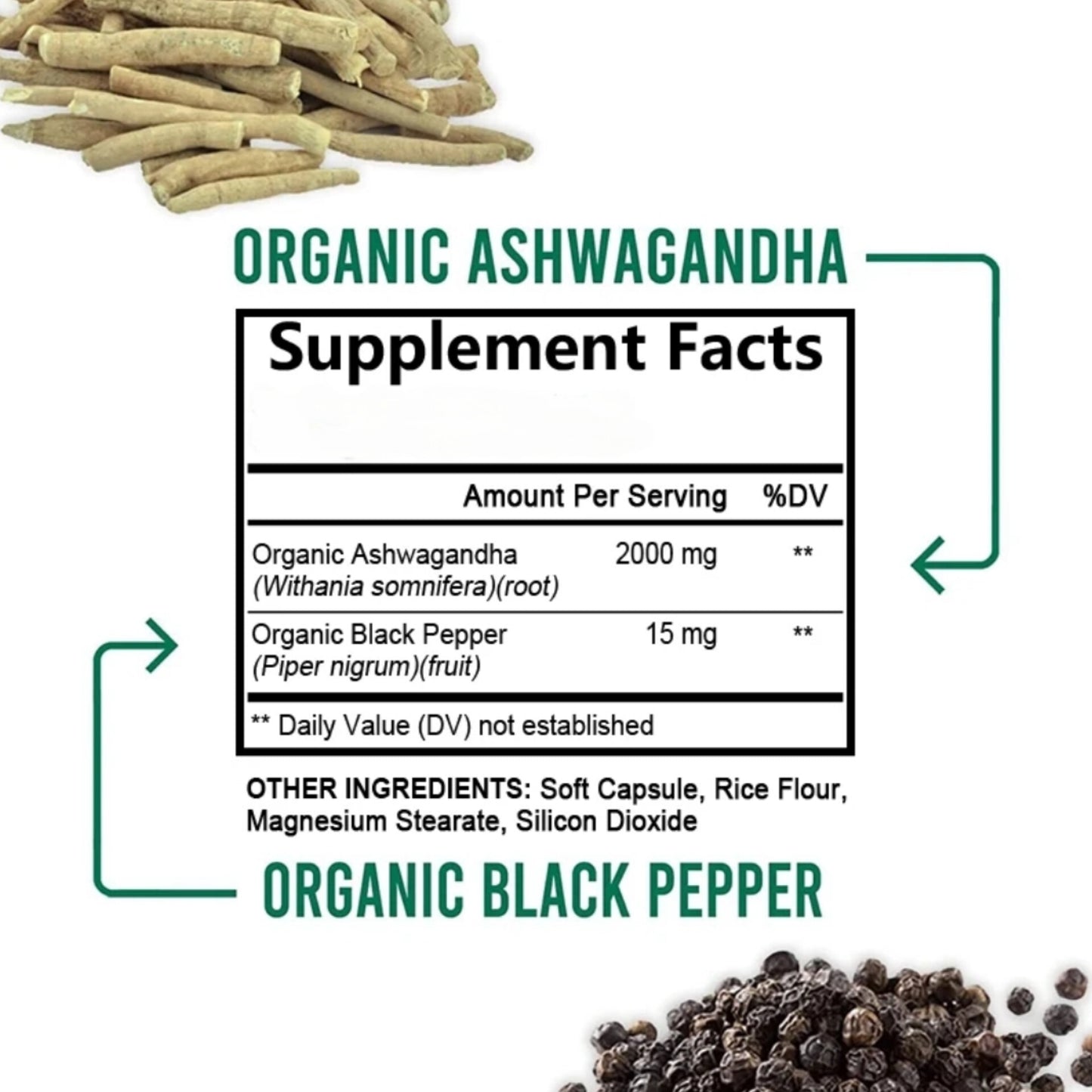 Organic Ashwagandha Capsules